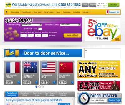 Parcel Delivery Services within the UK, Europe and Worldwide