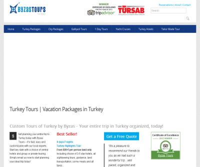 Travel Turkey: Tour and Vacation Packages by Byzas
