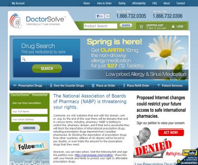 DoctorSolve Healthcare Solutions - Online Canadian Pharmacy