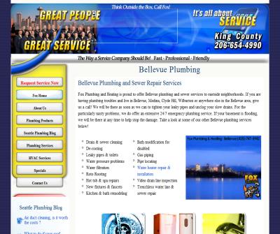 Bellevue Plumbing Service Fox Plumbing & Heating