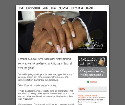 Exclusive traditional matchmaking service for african professionals