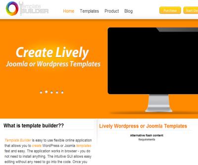 Template Builder - Create your Joomla Template Online