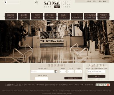 The National Hotels in Miami