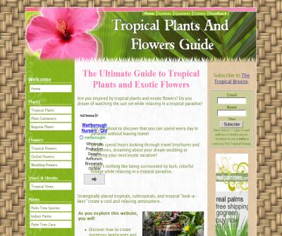 Tropical Plants and Flowers Guide