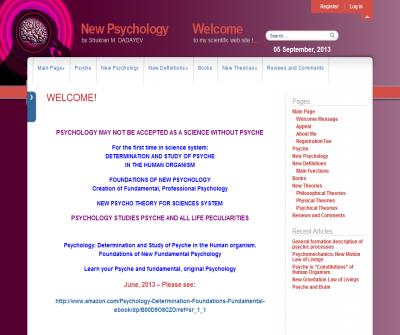New Psychology by Shukran M. DADAYEV