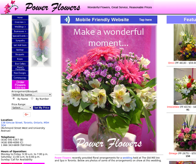 Power Flowers - Toronto Florist