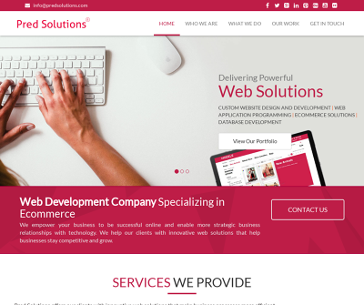 PRED Solutions 3d/Website Design and Development