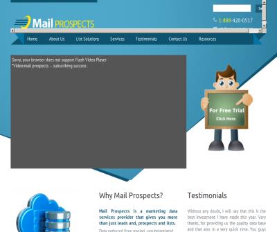 We at Mail Prospects expertise in custom business lists for any industry vertical and email appending