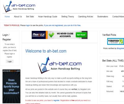 ah-bet.com | Asian Handicap Picks