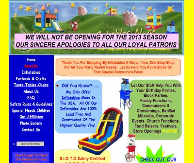 Long Island Party Rentals - Inflatables N More