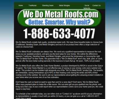We Do Metal Roofs
