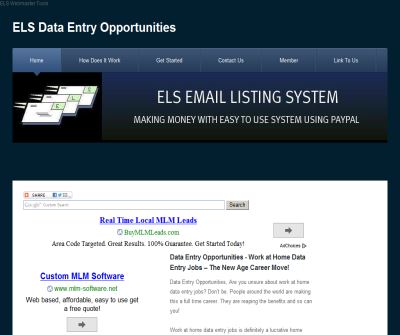 Data Entry Opportunities – Making Money with Easy to Use System Using PayPal 