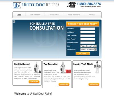 United Debt Relief, LLC.  We are your debt relief experts!