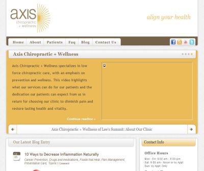 Axis Chiropractic + Wellness of Lee's Summit