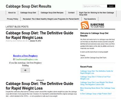 Cabbage Soup Diet Results.com