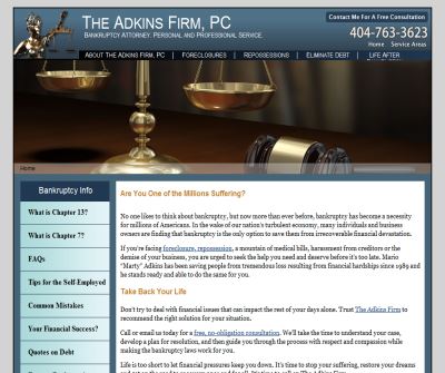 The Adkins Firm, Georgia Bankruptcy Lawyers