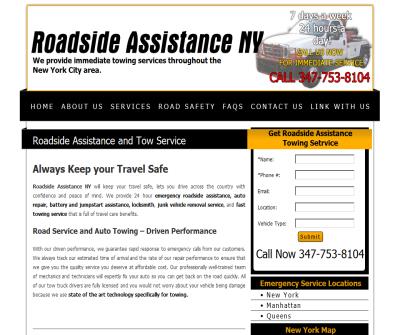 Roadside Assistance NY Emergency Roadside and Towing Service