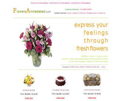 Send Flowers to Ahmedabad, Flower to Ahmedabad.
