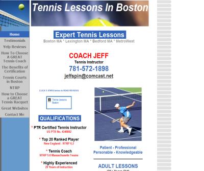 Tennis Lessons Boston
