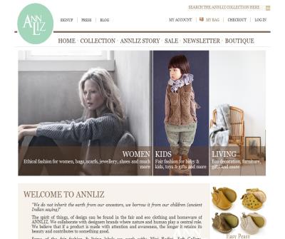 ANNLIZ - Timeless ethical fashion and homeware