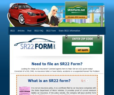 sr22 insurance
