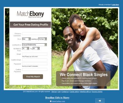 MatchEbony.com - Black Online Dating Site