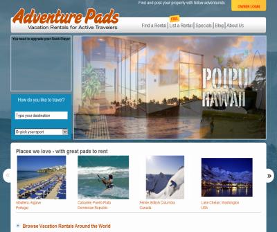 Worldwide Free Vacation Rental Listings in Adventure locations