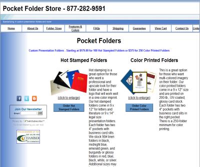 Pocket Folder Printing