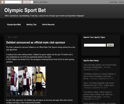 Olympic Sport Bet