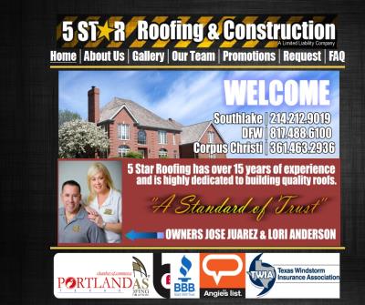 5 Star Roofing & Construction in Oklahoma City and Fort Worth, Texas