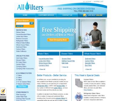 All Filters - Air and Water Fitlers of every kind