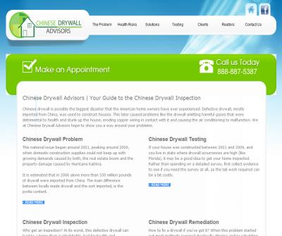 Chinese Drywall Advisors – Your guide to the Chinese Drywall Problem
