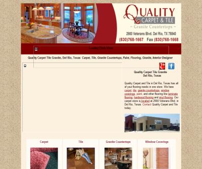 Quality Carpet and Tile, Del Rio, Texas, Carpet, Tile, Granite Countertops, Flooring