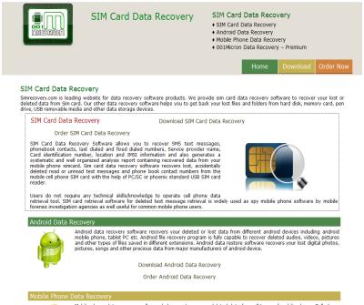 sim card data recovery 