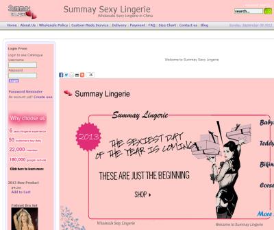 Summay Sexy Lingerie is the leading  Wholesale cheap corsets,girl 