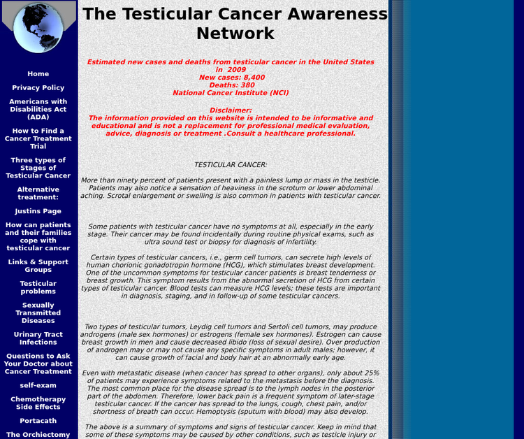 The Testicular Cancer Awareness Network