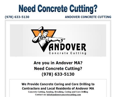 Andover Concrete Cutting