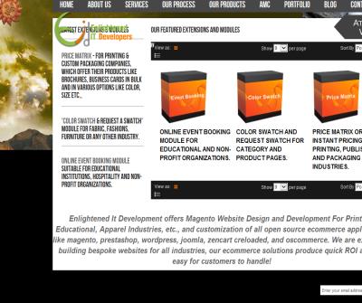 Magento Website Design and Development For Printing, Educational, Apparel Industries.