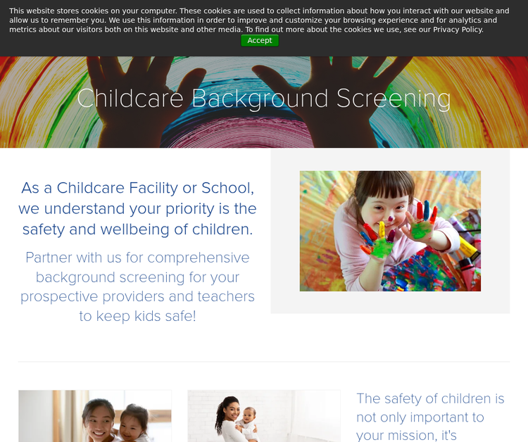 Nanny Background Checks, Professional background Check - Childcare Background Research Corporation