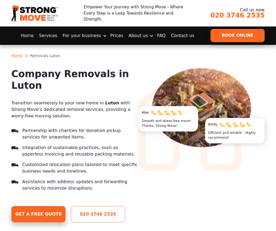 Removals Luton | Strong Move