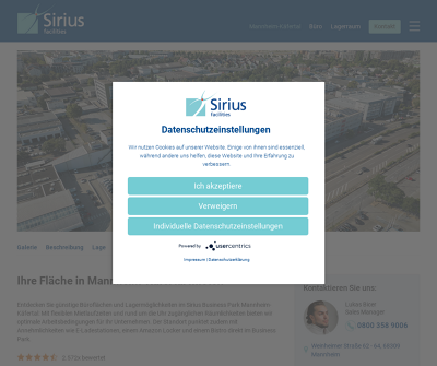 Sirius Business Park Mannheim-Käfertal