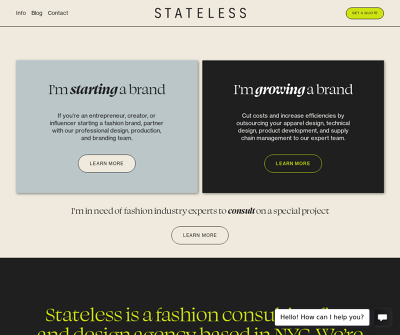  Stateless Fashion Design & Consulting