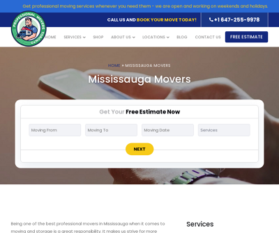 Professional Movers Mississauga