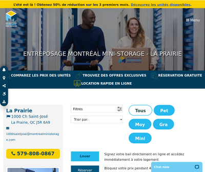Entreposage Montréal Mini-Storage - La Prairie