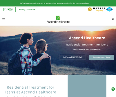 Ascend Healthcare - Residential and Outpatient Treatment for Teens in California