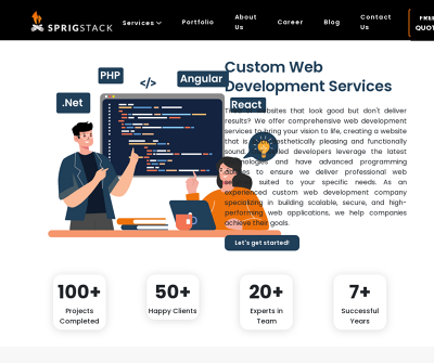 sprigstack | web development company