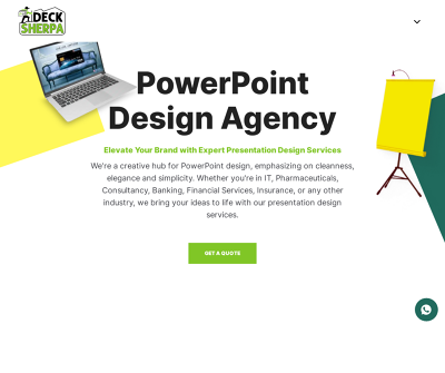 Deck Sherpa: PowerPoint Design Agency