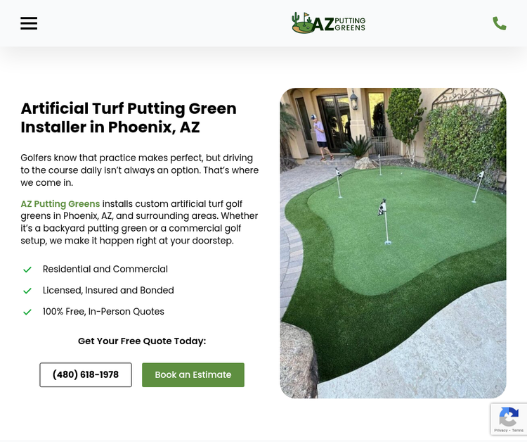 AZ Putting Greens