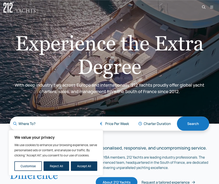 Luxury Yacht Charter Services