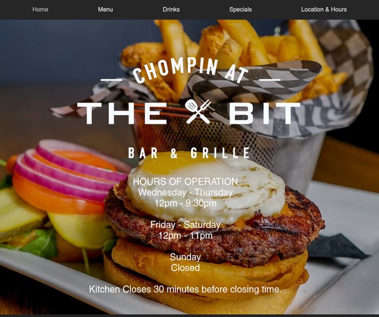 Chompin at The Bit Bar & Grille